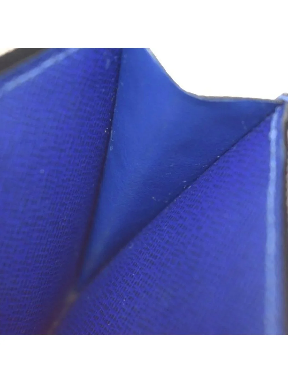Louis Vuitton Monogram Taigarama Coin Card Holder Blue